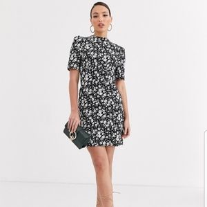 ASOS Tall Mini Floral Tea Dress